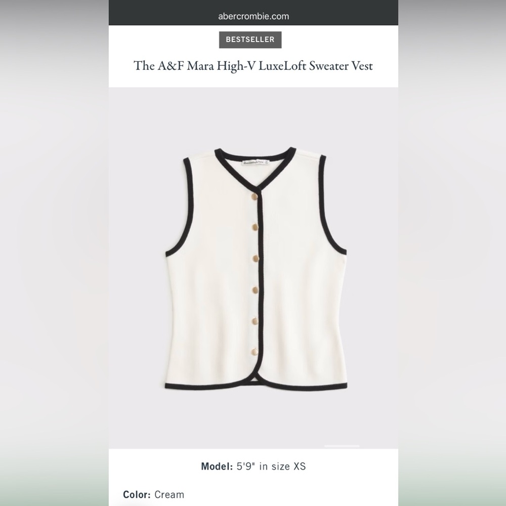Mara Crew Sweater Vest